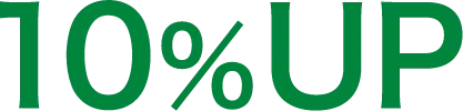 10%UP