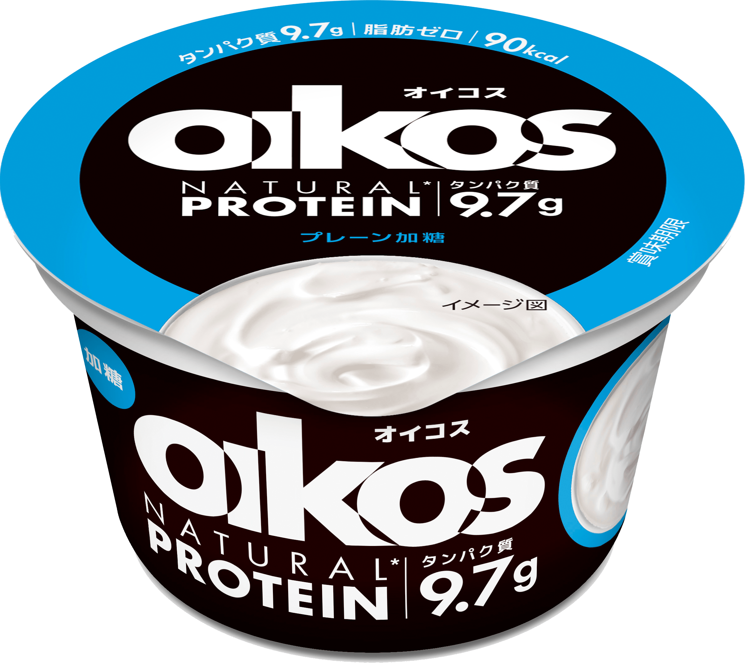 OIKOS 高タンパク質 プレーン・加糖