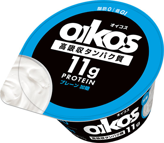 オイコス(OIKOS)プロテインヨーグルト 高吸収タンパク質11g プレーン・加糖