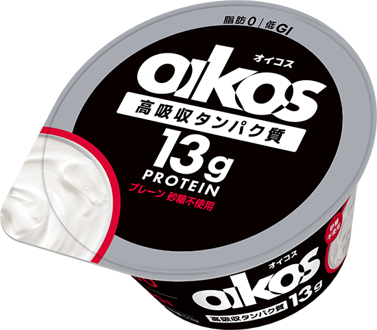 オイコス(OIKOS)プロテインヨーグルト 高吸収タンパク質13g プレーン・砂糖不使用