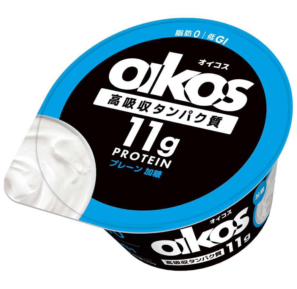 オイコス(OIKOS)プロテインヨーグルト 高吸収タンパク質11g プレーン・加糖