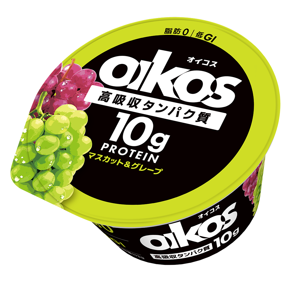 オイコス(OIKOS)プロテインヨーグルト 高吸収タンパク質10g マスカット＆グレープ